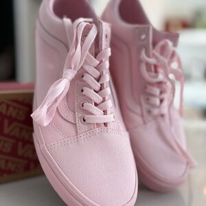 Vans Pink Canvas Sneakers